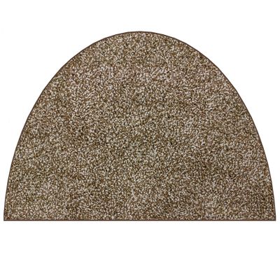 8'x4' Half Round Chocolate Chip Area Rug Carpet with Multiple Sizes and Shapes Available