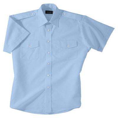 Edwards Garment Men's Performance Security Shirt, Blue, L T