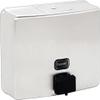 ASI Soap Dispenser, Horizontal, 40 Oz. Capacity, Stainless Steel, 8 1/8 x 4 3/4 x 4-Inch view 1