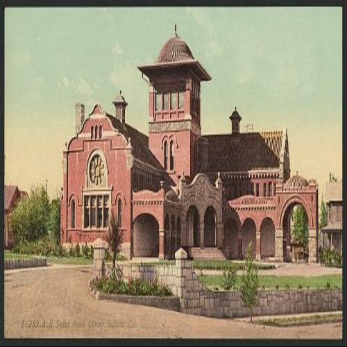 HistoricalFindings Photo: AK Smiley Public Library,Redlands,California,CA,c1898