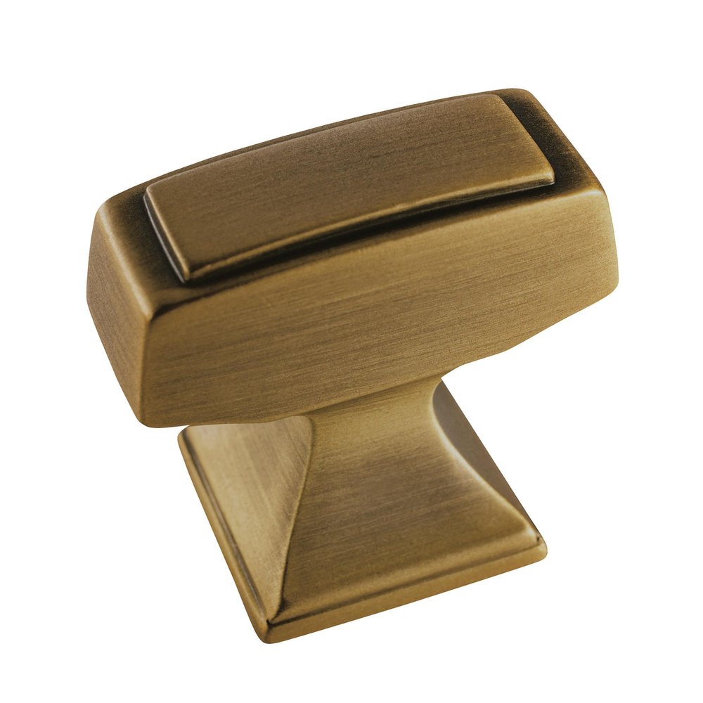 Amerock | Cabinet Knob | Gilded Bronze | 1-1/4 inch (32 mm) Length | Mulholland | 1 Pack | Drawer Knob | Cabinet Hardware