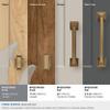 Amerock | Cabinet Knob | Gilded Bronze | 1-1/4 inch (32 mm) Length | Mulholland | 1 Pack | Drawer Knob | Cabinet Hardware view 3