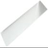 BUD Industries C-14440 Aluminum Small Rack Mount Solid Chassis Cover 17" L x 4" W x 0.05" H, Natural view 1