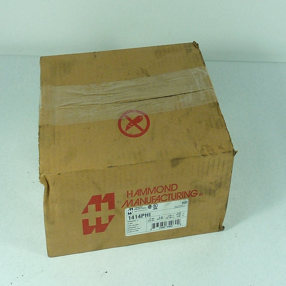 Hammond Manufacturing 1414PHI NEMA12 HNGD CVR 10X8X4