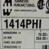 Hammond Manufacturing 1414PHI NEMA12 HNGD CVR 10X8X4 view 4
