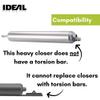 Ideal Security Pneumatic Closer for Heavy Storm Door, Aluminum (1.5 Inches) view 3