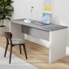 Bestar Connexion 72W Narrow Desk Shell in Slate & Sandstone view 2