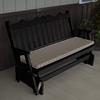A & L Furniture Yellow Pine Royal English Deluxe Glider, 6', Black view 1