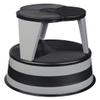 Cramer Steel Round Office Stool, 14-1/2" Overall Height, 350 lb. Load Capacity, Number of Steps: 2-1 Each view 1