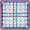 CFS OptiClean 49-Compartment Glass Rack with 2 Extenders Lavender view 3