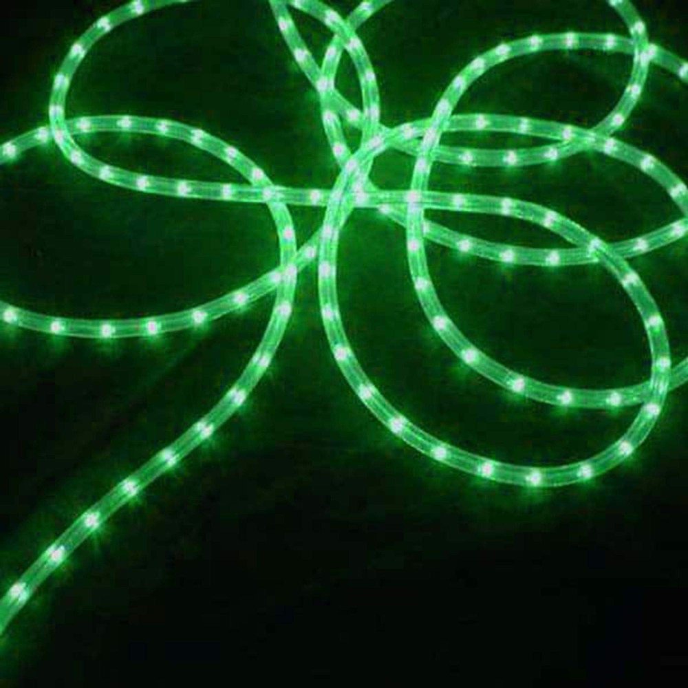 Hofert 100' Green Commercial Length Christmas Rope Light Set