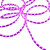 Hofert Commercial Length Christmas Rope Lights - 100' - Purple - White Wire view 3