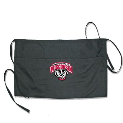 NCAA Wisconsin Badgers Short 3 Pocket Embroidered Apron