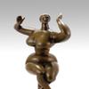 Kunst & Ambiente - Bronze Statue - Seated Woman with Upraised Arm - Signed Gaston Lachaise - Sculptures for Sale - Decorative Figurine - Figure on Marble Base view 4
