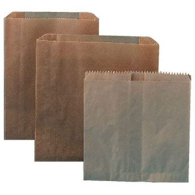Kraft Waxed Sanitary Napkin Paper Liners For Floor Receptacles, 500/Case, 8" x 7" x 8"