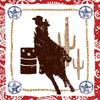 Western Lasso Cowgirl Lunch Napkins (16 count) Party Accessory view 1