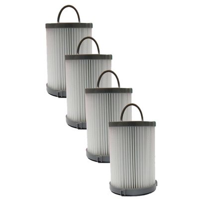 (4) Eureka DCF 21 Pleated Dust Cup HEPA w/activated Charcoal Vacuum Filter, Sanitaire Upright Bagless, Comfort Clean, Airspeed, Pet Lover Lite, Whirlwind, Expert Vacuum Cleaners, 68931A, 67821, 3276AZ