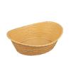Olympia 6666 Kristallon Oval Polypropylene Basket - 260x215mm 10 1/4x8 1/4", Cream view 1