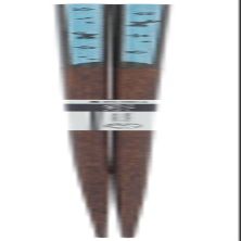 Chopsticks Wood (Natural Wood) Tip, 23 cm