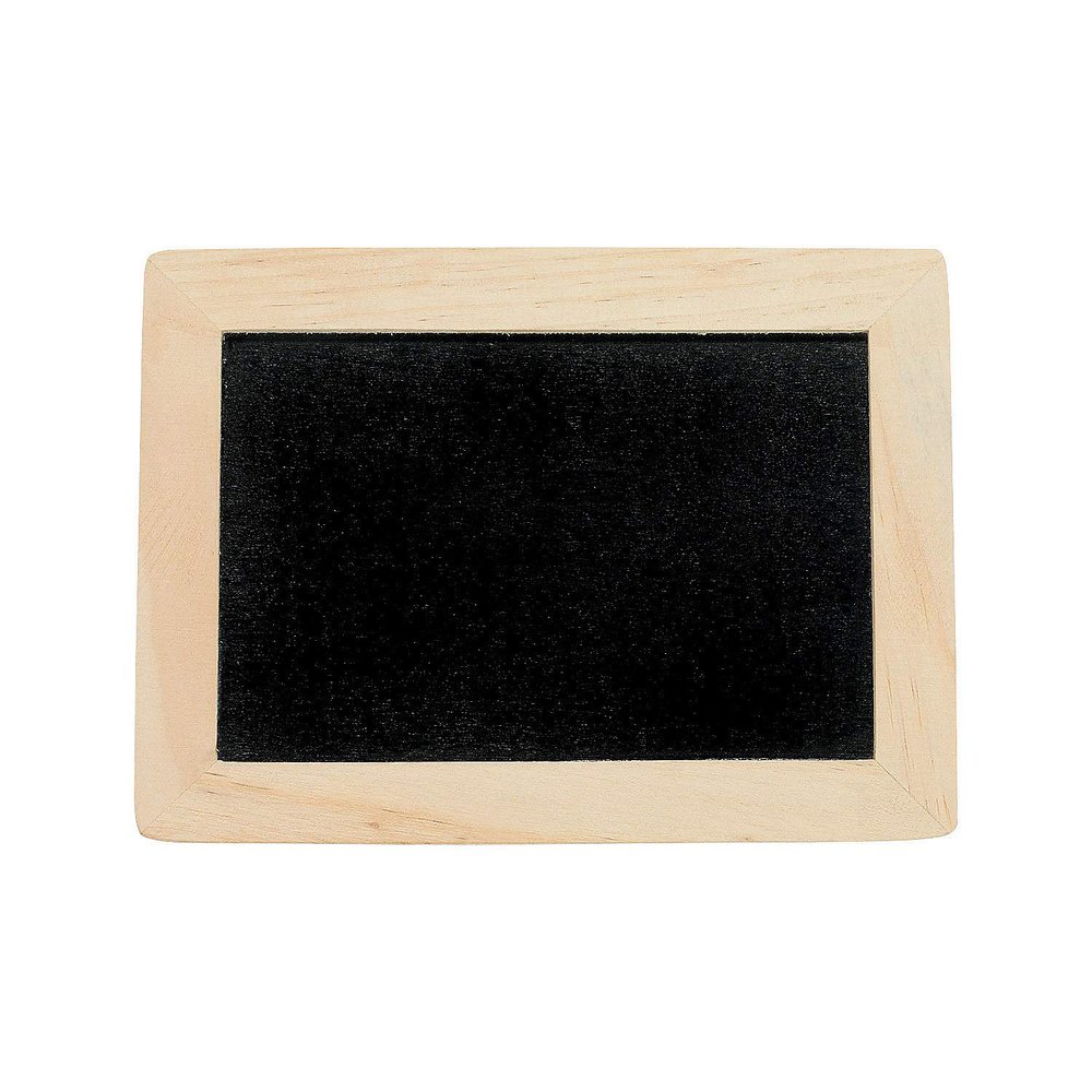 Dyo Wood Chalk Boards - 12 Pieces - Educational and Learning Activities for Kids