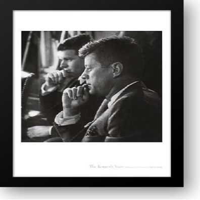 ArtDirect JFK with Robert Kennedy, 1962 22x28 Framed Art Print by Tretick, Stanley