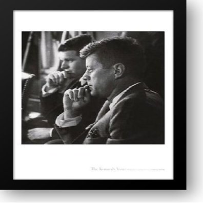 ArtDirect JFK with Robert Kennedy, 1962 22x28 Framed Art Print by Tretick, Stanley