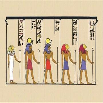 Buyenlarge 15013-0G24x36 Animal-Headed Gods 24" x 36" Giclee