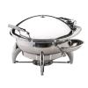 Smart Buffet Ware 1A15302C Smart Medium Round Chafing Dish with Stainless Steel Lid and Base view 1