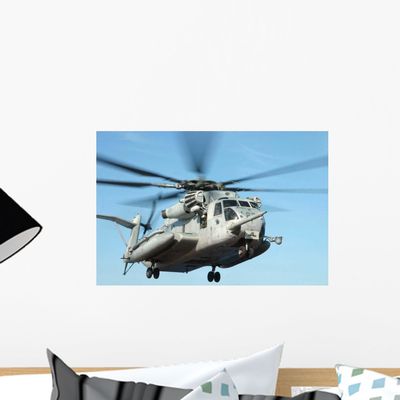 Us Marine Corps Ch-53e Wall Mural by Wallmonkeys Peel and Stick Graphic (18 in W x 12 in H) WM32493