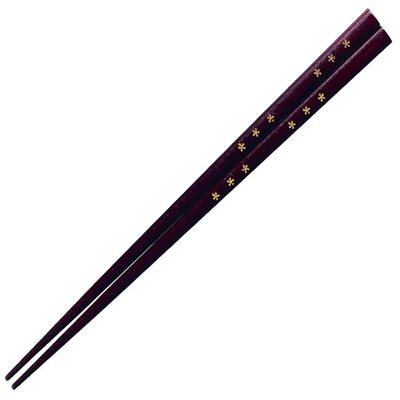1 Pair Made in Japan Chopsticks Gold Oyster 8.3 inches (21 cm)