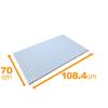 Topre shutter bath lid M-11 (70x110 for) Blue (japan import) view 2