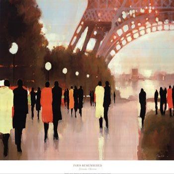 Paris Remembered - Poster by Lorraine Christie (32 x 26)