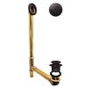 Westbrass D326-20G-12 Tip Toe Bath Waste - 22 in. Make-Up, 20 Ga. Tubing in Oil Rubbed Bronze view 1
