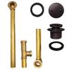 Westbrass D326-20G-12 Tip Toe Bath Waste - 22 in. Make-Up, 20 Ga. Tubing in Oil Rubbed Bronze view 2