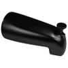Westbrass Nose Diverter 5-1/2" Tub Spout, Matte Black, D311-62 view 1