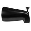 Westbrass Nose Diverter 5-1/2" Tub Spout, Matte Black, D311-62 view 2