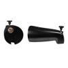 Westbrass Nose Diverter 5-1/2" Tub Spout, Matte Black, D311-62 view 3