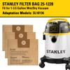 3 Pack STANLEY Disposable Filter Bag 25-1228, for 1-3.5 Gallon Wet/Dry Vacuum, Dust Bag Compatible with STANLEY SL18136 view 2
