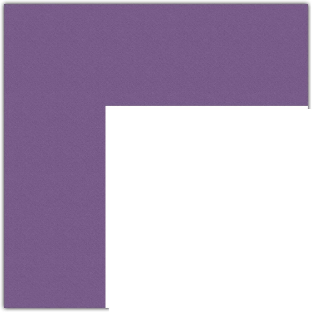 10x14 Purple Iris / Grape Custom Mat for Picture Frame with 6x10 opening size (Mat Only, Frame NOT Included)