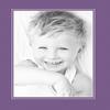 10x14 Purple Iris / Grape Custom Mat for Picture Frame with 6x10 opening size (Mat Only, Frame NOT Included) view 2