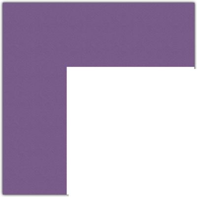 10x17 Purple Iris / Grape Custom Mat for Picture Frame with 6x13 opening size (Mat Only, Frame NOT Included)
