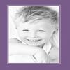 10x17 Purple Iris / Grape Custom Mat for Picture Frame with 6x13 opening size (Mat Only, Frame NOT Included) view 2