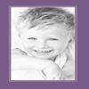 10x18 Purple Iris / Grape Custom Mat for Picture Frame with 6x14 opening size (Mat Only, Frame NOT Included) view 2