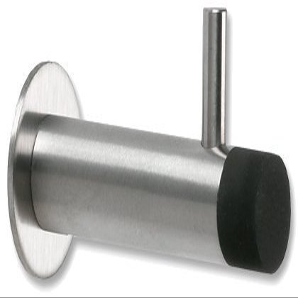 Cool-Line Stainless Steel Buffered Hat/Coat Hook, Satin