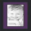 10x20 / 10 x 20 Picture Frame Satin Black .. 2'' Wide with a 2'' Double mat view 1