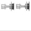 CRL Polished Stainless Steel Finish Rigid Combination Fastener for 1/2" (12 mm) to 1-1/16" (27 mm) Glass view 1