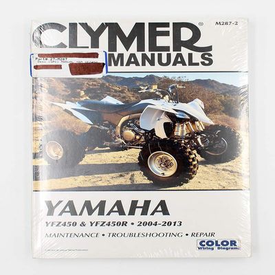 04-09 YAMAHA YFZ450: Clymer Service Manual