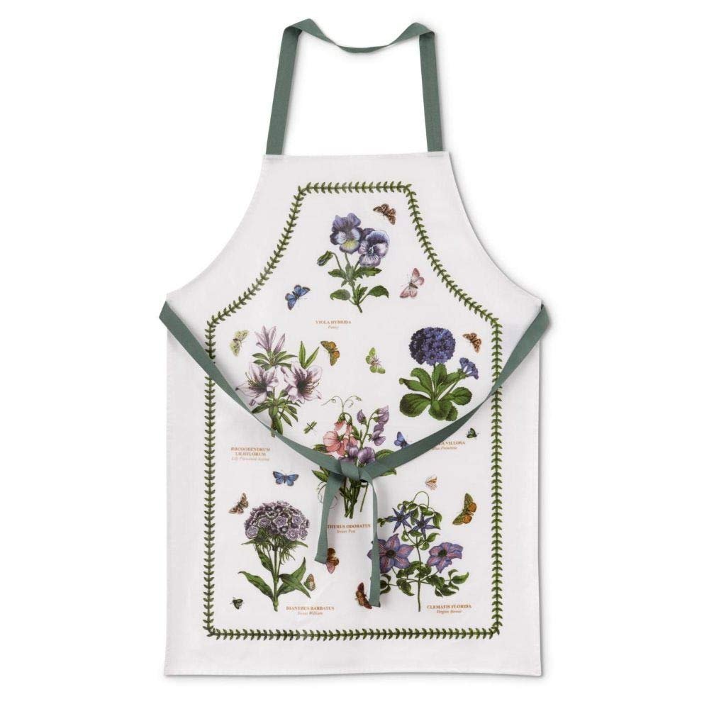 Botanic Garden Matt PVC Apron Cooking Baking Apron | Easy to Clean | Premium Quality Cotton