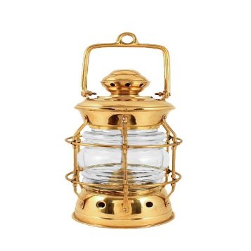 Vermont Lanterns Brass Nelson - Nautical Oil Lamp (10.5", Brass)