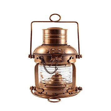Vermont Lanterns Brass Anchor Lamp - Ship Lantern (10", Antique Brass)